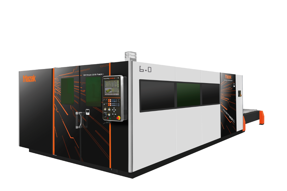 Fiber laser cutting system available in 6-kW configuration