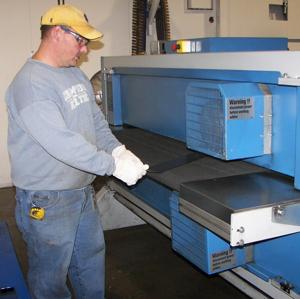 general sheet metal works oxide removal machine