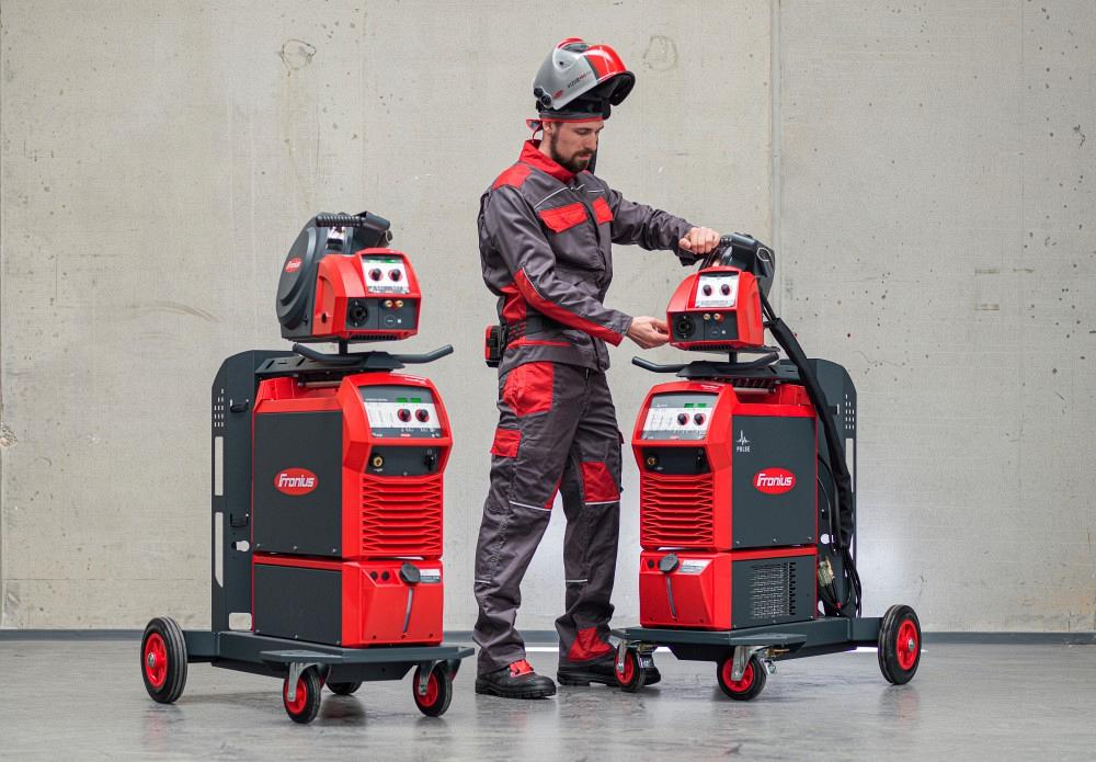 Fronius adds pulse function to TransSteel welding machine