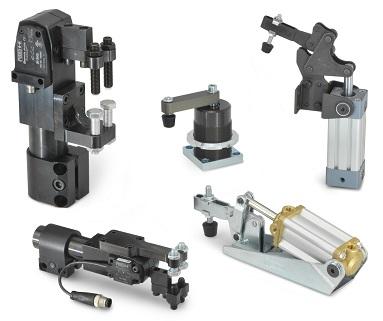 GN 860 and GN 862 pneumatic toggle clamps available from JW Winco