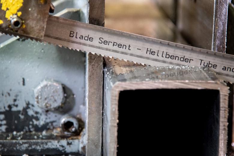 Bimetal general-purpose metal cutting band saw blade.