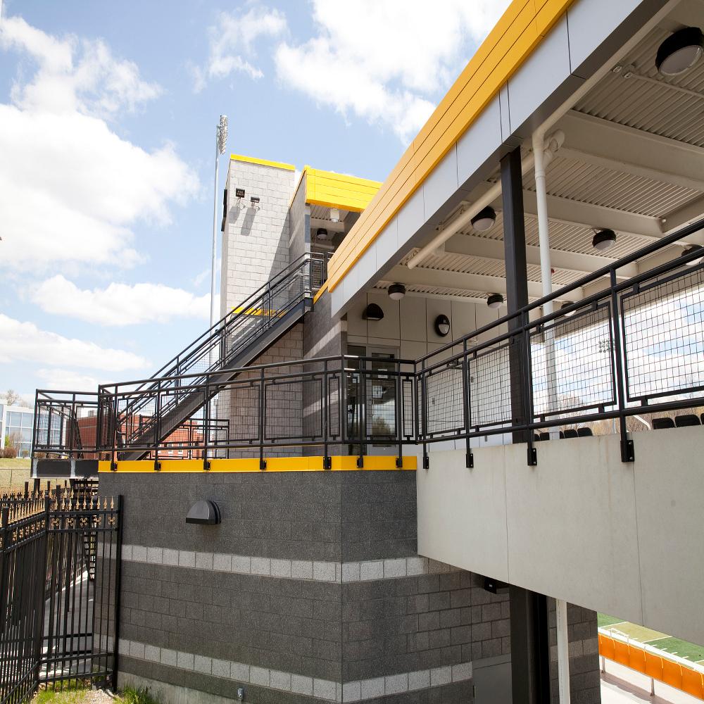 Hollaender Railing System Hollaender handrail system chosen for football stadium remodel