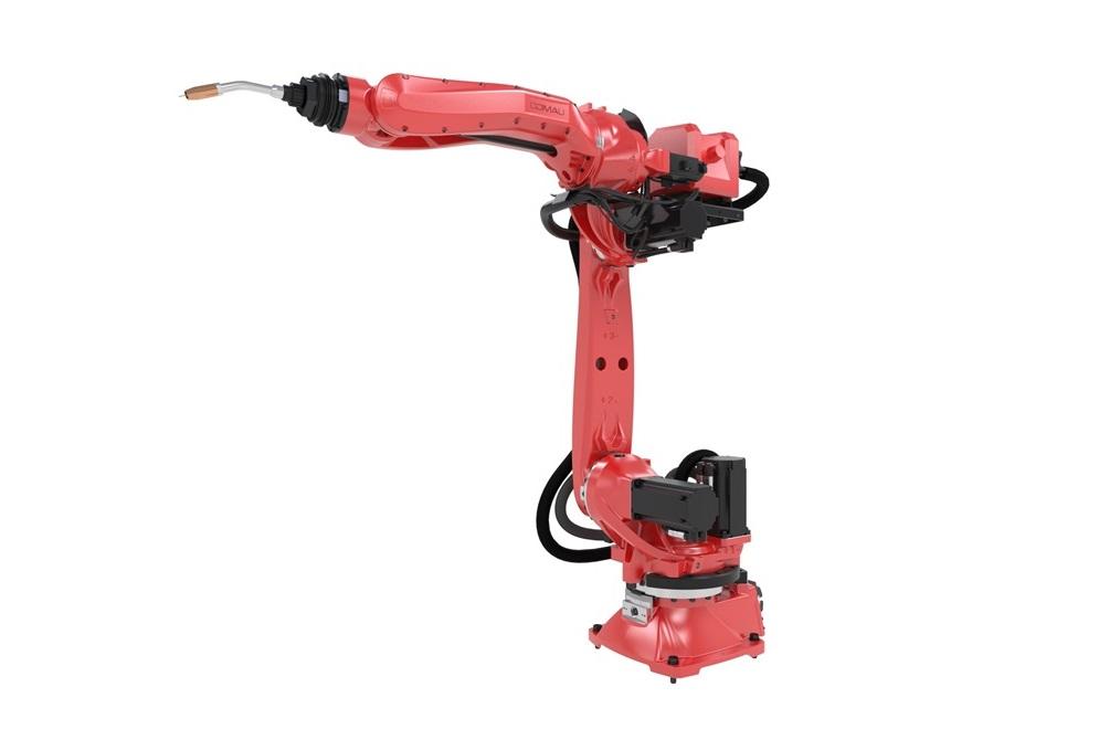 Hollow-wrist compact robots reach difficult areas, resist elements