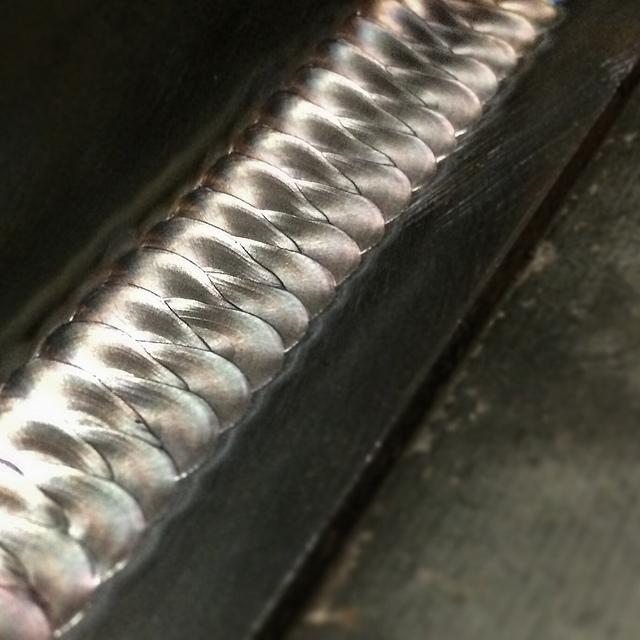 How to make TIG welding weave patterns