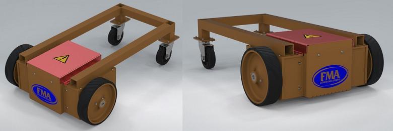 The FMA cart design is shown.