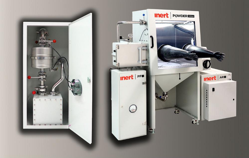Powder Net Filter Inert’s PF powder filtration systems filter metallic powders for AM ...