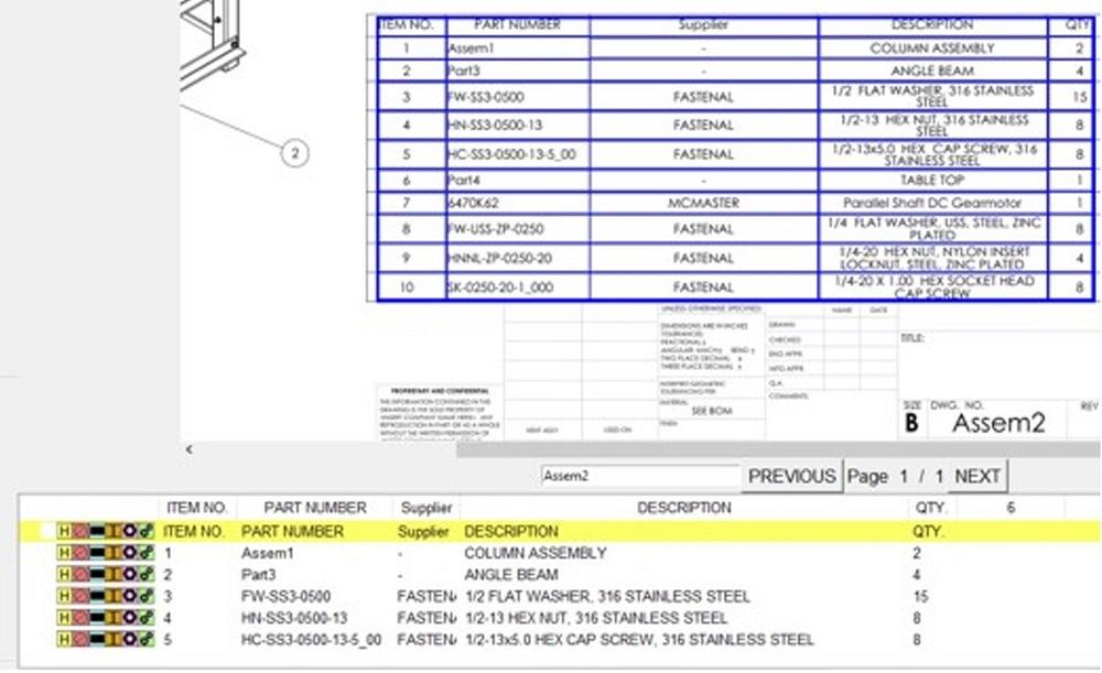 Completed Bom Example Introducing order to the chaos of creating BOM tables