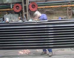 Low carbon steel expansion joint
