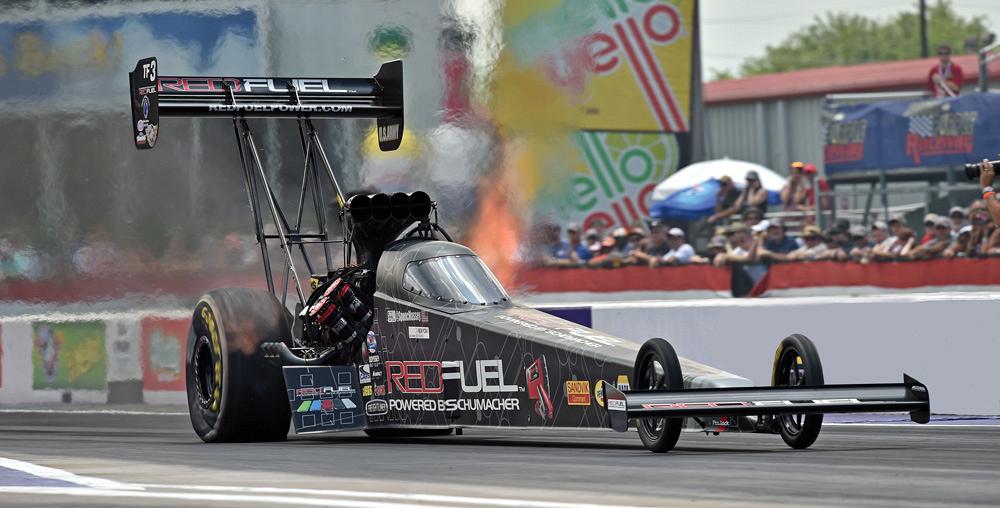 Top Fuel Dragster Side View