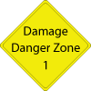 danger zone 1 sign