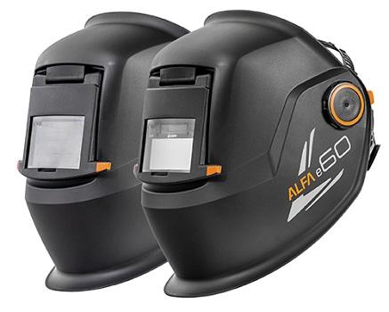  Alfa and Beta e-series welding helmets and respirators