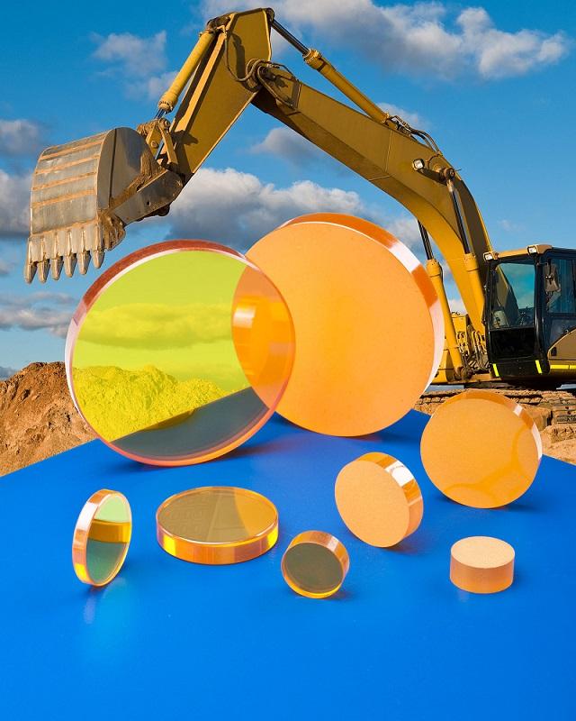 Laser Research Optics offers CO2 laser lenses for cutting heavy steel parts
