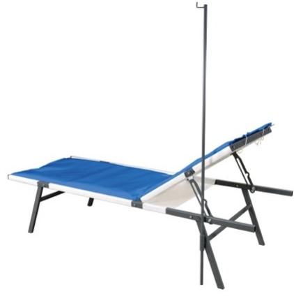 Metal fabricated field hospital cot