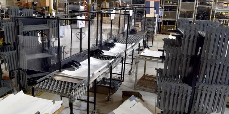 Lean manufacturing assembly of field hospital cots