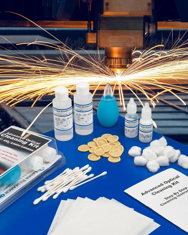 Lcu Machine Lens cleaning kit designed for steel-cutting lasers