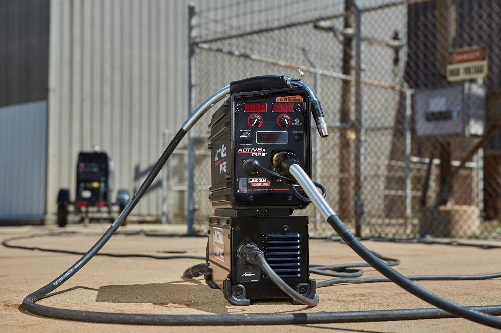 Lincoln's Activ8x Pipe portable wire feeder takes pipe welding to the job  site