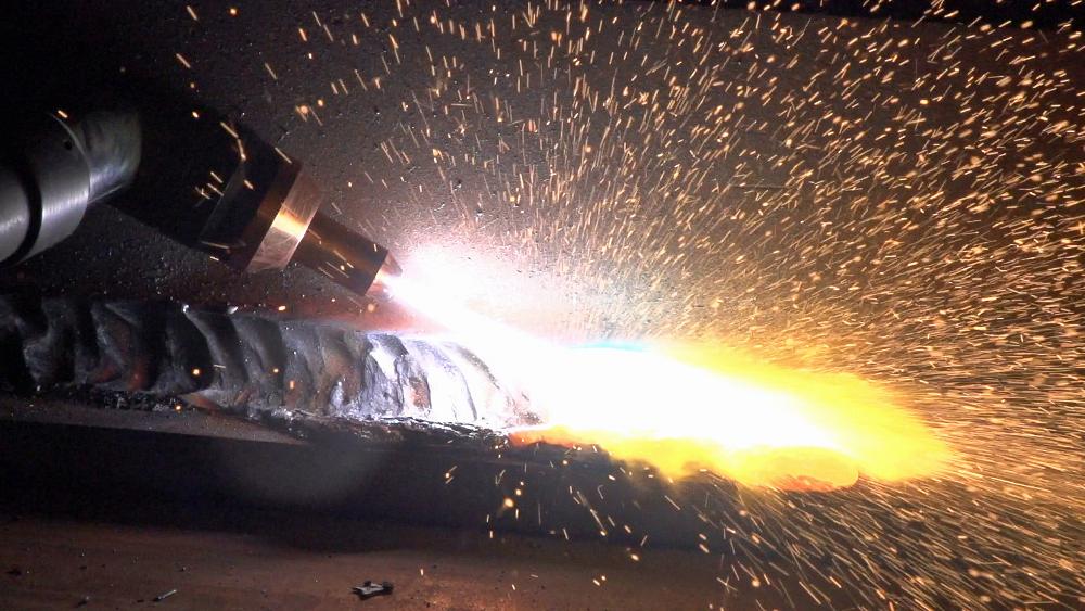 Thermal Cutting Gouges In Steel Manual plasma cutting/gouging system removes up to 25 lbs. of carbon ...