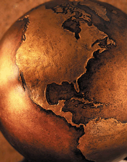 Gold earth image