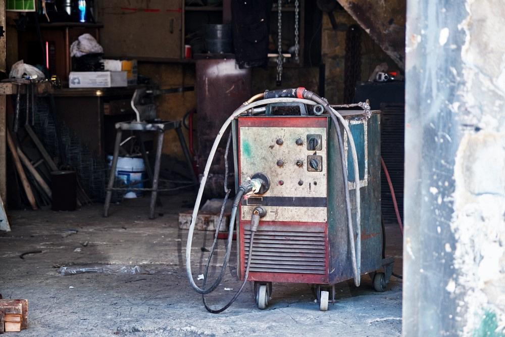 old welding machine