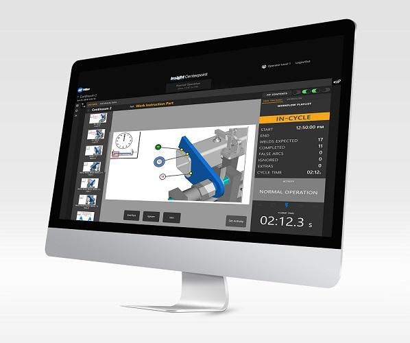 Insight Centerpoint 10 weld data monitoring software from Miller offers updated interface