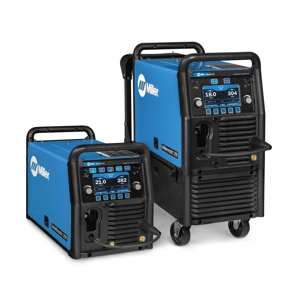 Millermatic 255 and Multimatic 255 GMAW machines from Miller designed ...