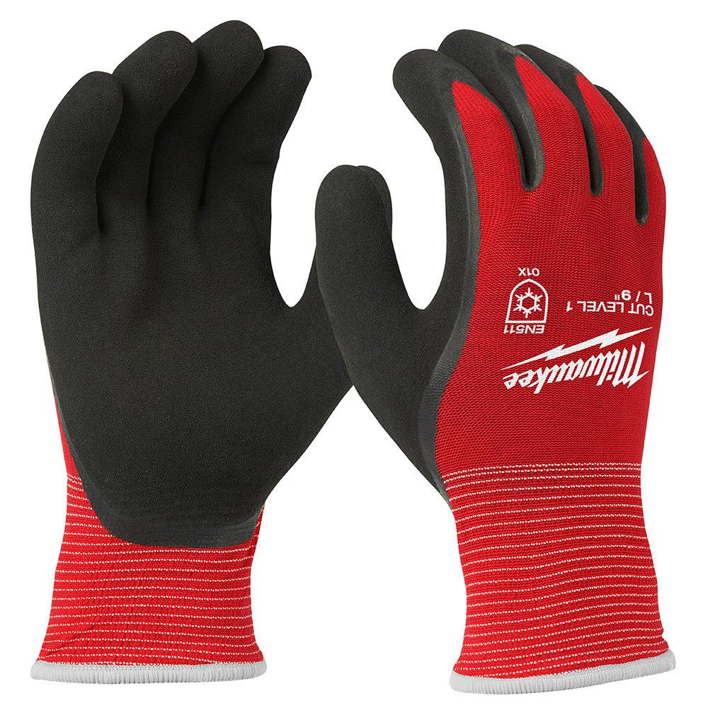 Milwaukee winter insulated gloves keep worker hands warm