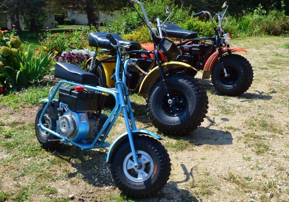 Three minibikes
