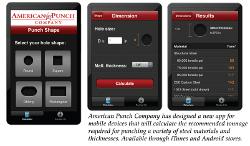 Mobile device app calculates recommended tonnage for punching steel - TheFabricator.com