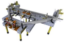 Modular fixturing for welding can be assembled quickly