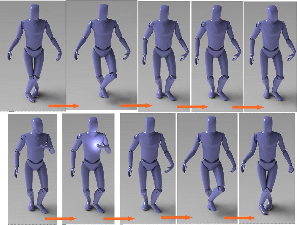 Motion Studies pose actors to present an idea in animation