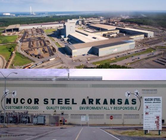 Nucor Steel in Arkansas and Tennessee