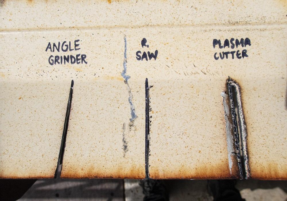 Off the Grid: The best way to cut through steel shipping containers