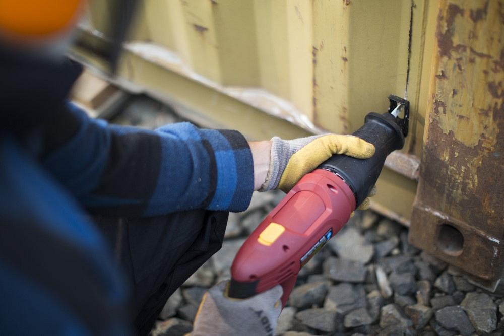 Off the Grid: The best way to cut through steel shipping containers
