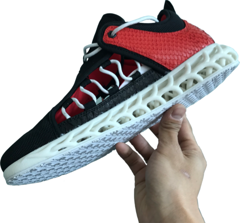 Off-the-shelf and custom 3D-printed shoes available online