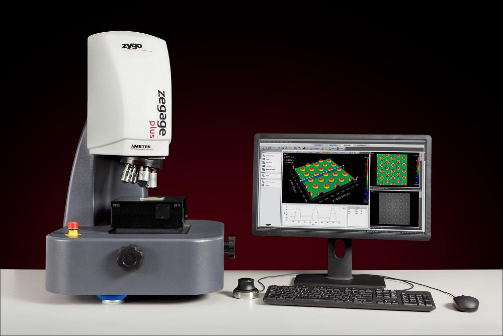 Optical profiler measures surface topography in 3-D