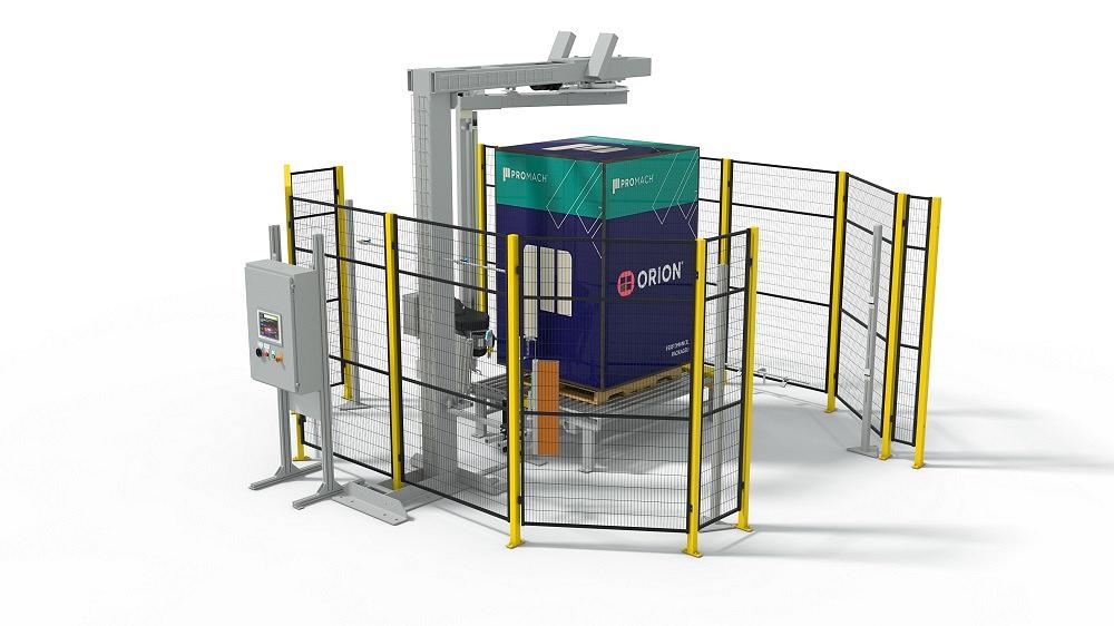 Orion’s RTC stretch wrapper offers compact, automatic wrapping