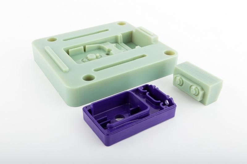 Plastic injection molds can be 3D-printed quickly