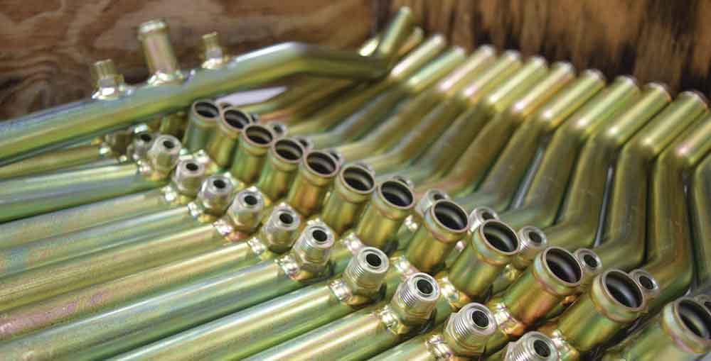 Plating tube and pipe