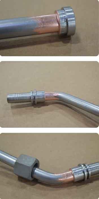 Plating tube and pipe