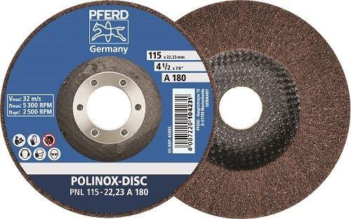 POLINOX fiber-backing disc from PFERD handles variety of surface finishing applications