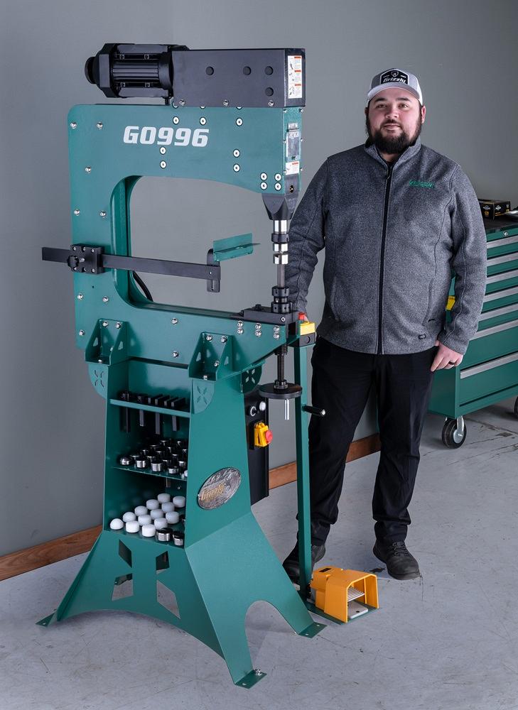 Powermaster Hammer Power hammer includes versatile tooling options