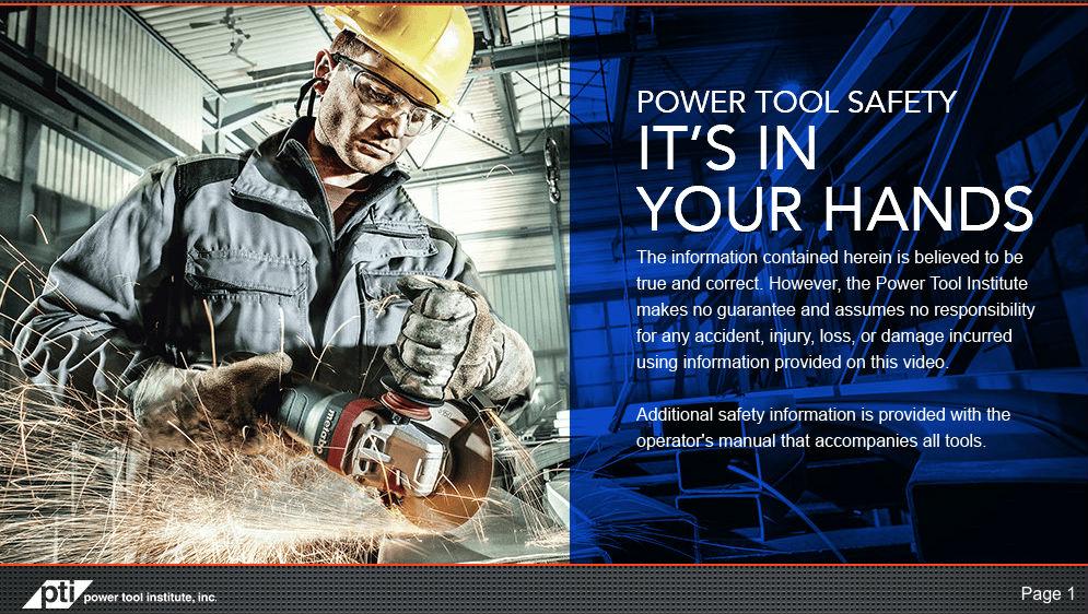 Power Tool Institute launches online training module