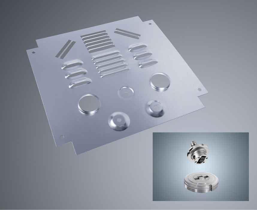 Punched metal part