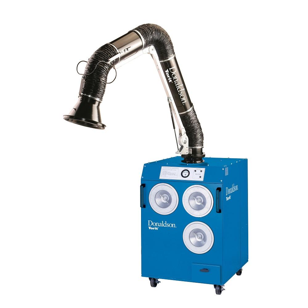 Extractor de humos de soldadura: potente succión de 100 W, bajo ruido,  sistema de filtración de 3 etapas con 12 filtros para soldadura láser