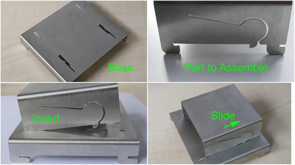terminology - Name of fastening metal pieces holding the cardboard