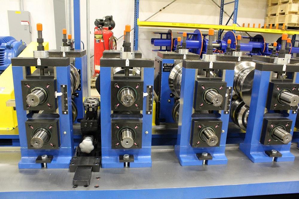 Roll forming strategies for high-strength material