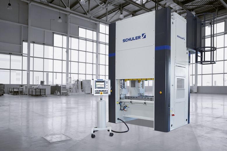 Schuler’s MC 125 stamping press is fully networked for medium-size companies