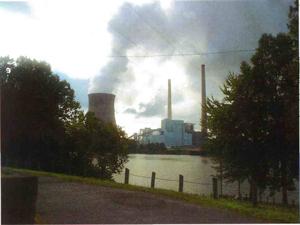 Energy Plant Steam Plume