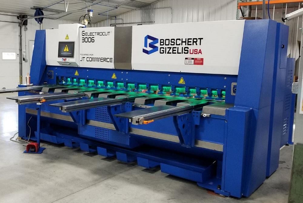 Shear makes cutting more exact for metal fabricators