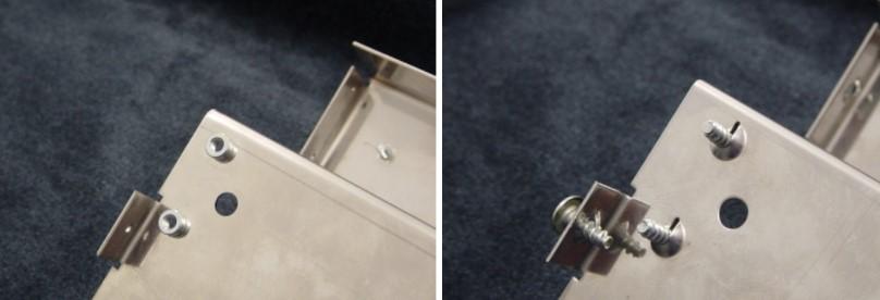 Sheet metal fastening, no nuts required